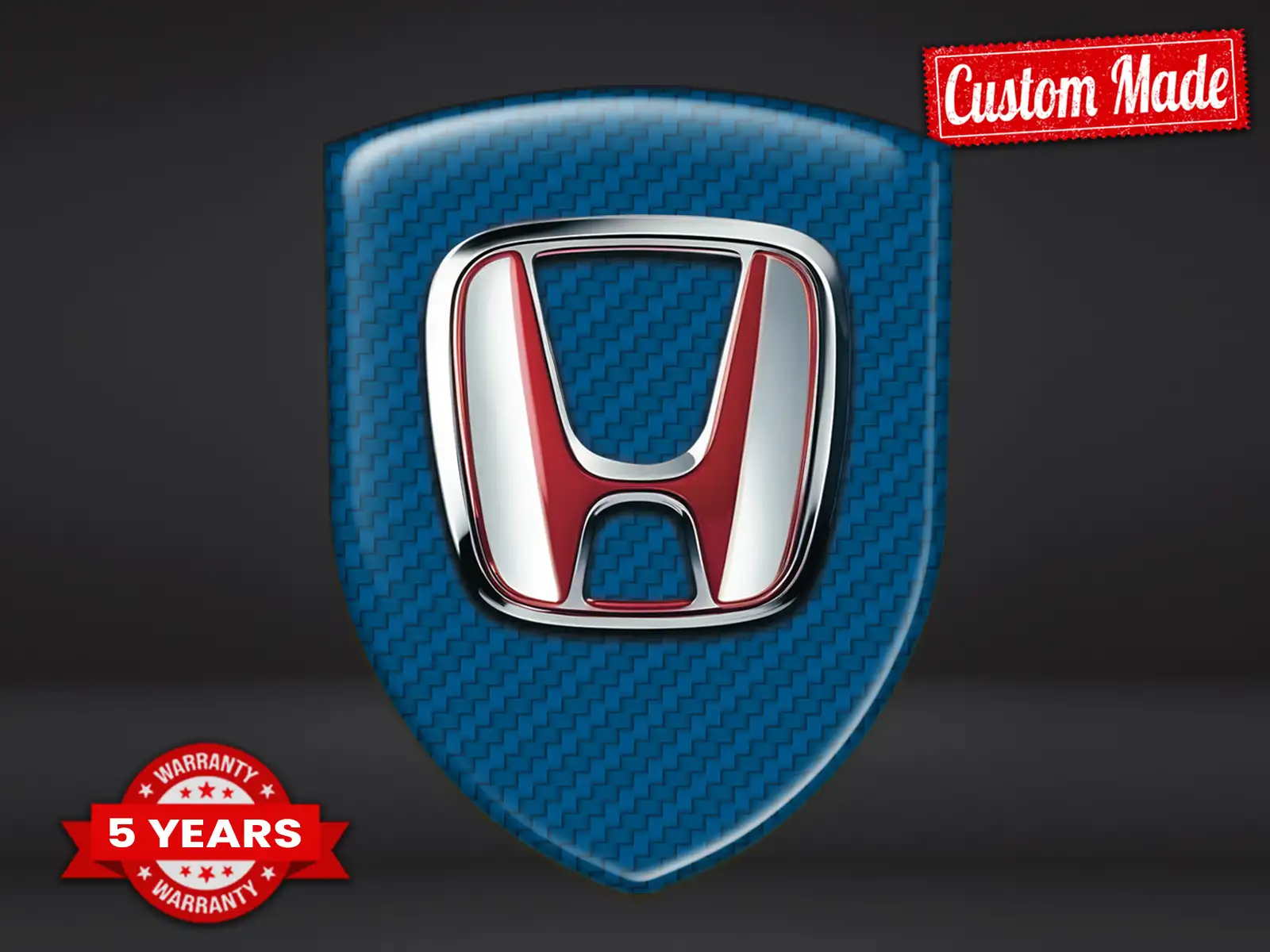 Honda Decalcomanie Vetri Veicolo Eleganti Max Resistenti Pro